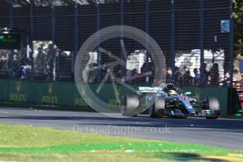 World © Octane Photographic Ltd. Formula 1 – Australian GP - Friday Practice 2. Mercedes AMG Petronas Motorsport AMG F1 W09 EQ Power+ - Lewis Hamilton. Albert Park, Melbourne, Australia. Friday 23rd March 2018.
