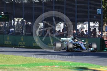 World © Octane Photographic Ltd. Formula 1 – Australian GP - Friday Practice 2. Mercedes AMG Petronas Motorsport AMG F1 W09 EQ Power+ - Lewis Hamilton. Albert Park, Melbourne, Australia. Friday 23rd March 2018.