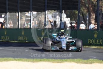 World © Octane Photographic Ltd. Formula 1 – Australian GP - Friday Practice 2. Mercedes AMG Petronas Motorsport AMG F1 W09 EQ Power+ - Valtteri Bottas. Albert Park, Melbourne, Australia. Friday 23rd March 2018.