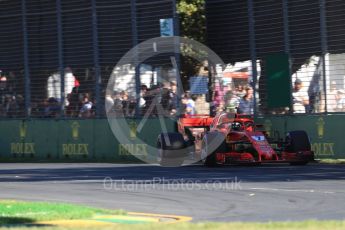 World © Octane Photographic Ltd. Formula 1 – Australian GP - Friday Practice 2. Scuderia Ferrari SF71-H – Kimi Raikkonen. Albert Park, Melbourne, Australia. Friday 23rd March 2018.