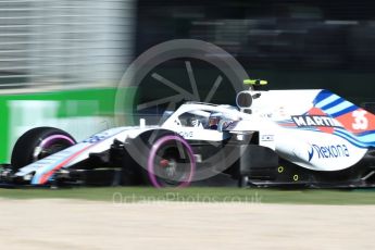 World © Octane Photographic Ltd. Formula 1 – Australian GP - Friday Practice 2. Williams Martini Racing FW41 – Sergey Sirotkin. Albert Park, Melbourne, Australia. Friday 23rd March 2018.