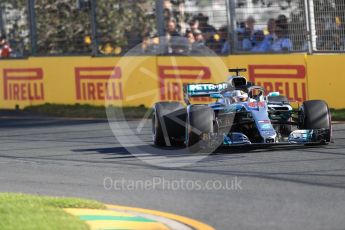 World © Octane Photographic Ltd. Formula 1 – Australian GP - Friday Practice 2. Mercedes AMG Petronas Motorsport AMG F1 W09 EQ Power+ - Lewis Hamilton. Albert Park, Melbourne, Australia. Friday 23rd March 2018.