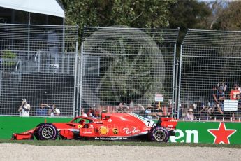 World © Octane Photographic Ltd. Formula 1 – Australian GP - Friday Practice 2. Scuderia Ferrari SF71-H – Kimi Raikkonen. Albert Park, Melbourne, Australia. Friday 23rd March 2018.