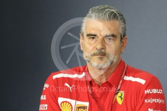 World © Octane Photographic Ltd. Formula 1 - Australian GP - Friday - Team Press Conference. Maurizio Arrivabene – Managing Director and Team Principal of Scuderia Ferrari. Albert Park, Melbourne, Australia. Friday 23rd March 2018.