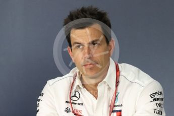 World © Octane Photographic Ltd. Formula 1 - Australian GP - Friday - Team Press Conference. Toto Wolff - Executive Director & Head of Mercedes-Benz Motorsport. Albert Park, Melbourne, Australia. Friday 23rd March 2018.