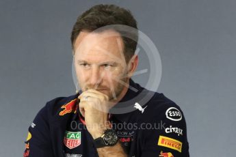 World © Octane Photographic Ltd. Formula 1 - Australian GP - Friday - Team Press Conference. Christian Horner - Team Principal of Red Bull Racing. Albert Park, Melbourne, Australia. Friday 23rd March 2018.