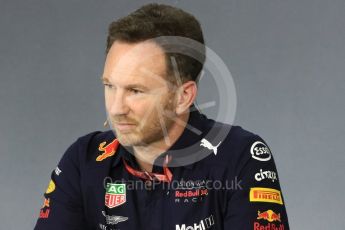 World © Octane Photographic Ltd. Formula 1 - Australian GP - Friday - Team Press Conference. Christian Horner - Team Principal of Red Bull Racing. Albert Park, Melbourne, Australia. Friday 23rd March 2018.