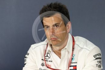 World © Octane Photographic Ltd. Formula 1 - Australian GP - Friday - Team Press Conference. Toto Wolff - Executive Director & Head of Mercedes-Benz Motorsport. Albert Park, Melbourne, Australia. Friday 23rd March 2018.