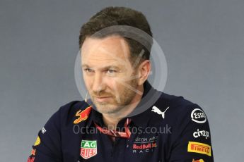 World © Octane Photographic Ltd. Formula 1 - Australian GP - Friday - Team Press Conference. Christian Horner - Team Principal of Red Bull Racing. Albert Park, Melbourne, Australia. Friday 23rd March 2018.