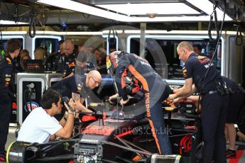 World © Octane Photographic Ltd. Formula 1 – Australian GP - Practice 3. Aston Martin Red Bull Racing TAG Heuer RB14 – Max Verstappen. Albert Park, Melbourne, Australia. Saturday 24th March 2018.