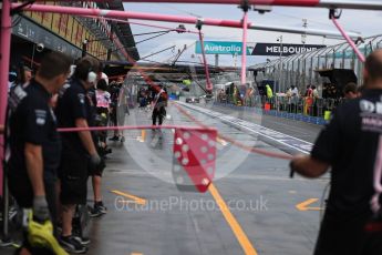 World © Octane Photographic Ltd. Formula 1 – Australian GP - Practice 3. Sahara Force India VJM11. Albert Park, Melbourne, Australia. Saturday 24th March 2018.