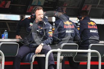 World © Octane Photographic Ltd. Formula 1 - Australian GP - Practice 3. Christian Horner - Team Principal of Red Bull Racing. Albert Park, Melbourne, Australia. Saturday 24th March 2018.