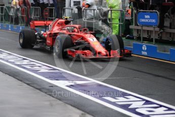 World © Octane Photographic Ltd. Formula 1 – Australian GP - Practice 3. Scuderia Ferrari SF71-H – Kimi Raikkonen. Albert Park, Melbourne, Australia. Saturday 24th March 2018.