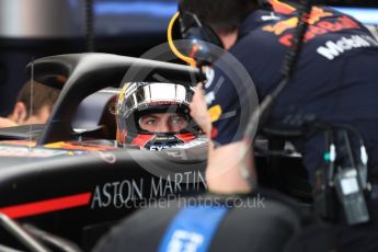 World © Octane Photographic Ltd. Formula 1 – Australian GP - Practice 3. Aston Martin Red Bull Racing TAG Heuer RB14 – Max Verstappen. Albert Park, Melbourne, Australia. Saturday 24th March 2018.