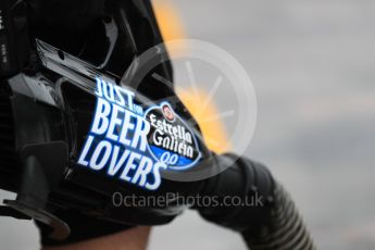 World © Octane Photographic Ltd. Formula 1 – Australian GP - Practice 3. Renault Sport F1 Team RS18 sponsor Estrella Galicia. Albert Park, Melbourne, Australia. Saturday 24th March 2018.