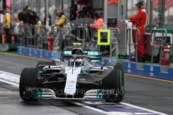 World © Octane Photographic Ltd. Formula 1 – Australian GP - Practice 3. Mercedes AMG Petronas Motorsport AMG F1 W09 EQ Power+ - Valtteri Bottas. Albert Park, Melbourne, Australia. Saturday 24th March 2018.