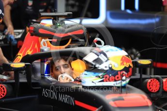World © Octane Photographic Ltd. Formula 1 – Australian GP - Practice 3. Aston Martin Red Bull Racing TAG Heuer RB14 – Daniel Ricciardo. Albert Park, Melbourne, Australia. Saturday 24th March 2018.