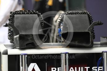 World © Octane Photographic Ltd. Formula 1 – Australian GP - Practice 3. Renault Sport F1 Team RS18 brake cooling fans. Albert Park, Melbourne, Australia. Saturday 24th March 2018.