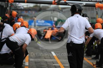 World © Octane Photographic Ltd. Formula 1 – Australian GP - Practice 3. McLaren MCL33 – Fernando Alonso. Albert Park, Melbourne, Australia. Saturday 24th March 2018.