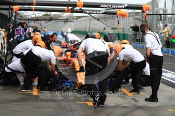 World © Octane Photographic Ltd. Formula 1 – Australian GP - Practice 3. McLaren MCL33 – Fernando Alonso. Albert Park, Melbourne, Australia. Saturday 24th March 2018.