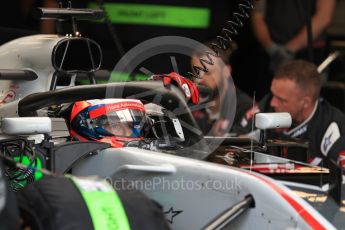 World © Octane Photographic Ltd. Formula 1 – Australian GP - Practice 3. Haas F1 Team VF-18 – Romain Grosjean. Albert Park, Melbourne, Australia. Saturday 24th March 2018.