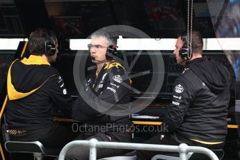 World © Octane Photographic Ltd. Formula 1 - Australian GP - Practice 3. Nick Chester – Chassis Technical Director at Renault Sport Formula 1 Team. Albert Park, Melbourne, Australia. Saturday 24th March 2018.