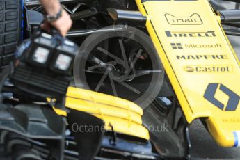 World © Octane Photographic Ltd. Formula 1 – Australian GP - Practice 3. Renault Sport F1 Team RS18 – Carlos Sainz pitstop practice. Albert Park, Melbourne, Australia. Saturday 24th March 2018.