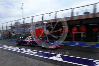 World © Octane Photographic Ltd. Formula 1 – Australian GP - Practice 3. Scuderia Toro Rosso STR13 – Pierre Gasly. Albert Park, Melbourne, Australia. Saturday 24th March 2018.