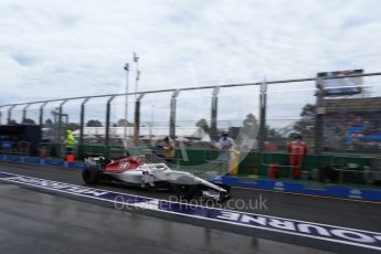 World © Octane Photographic Ltd. Formula 1 – Australian GP - Practice 3. Alfa Romeo Sauber F1 Team C37 – Charles Leclerc. Albert Park, Melbourne, Australia. Saturday 24th March 2018.