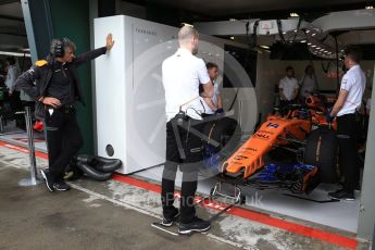 World © Octane Photographic Ltd. Formula 1 – Australian GP - Practice 3. McLaren MCL33 – Fernando Alonso. Albert Park, Melbourne, Australia. Saturday 24th March 2018.