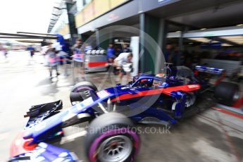 World © Octane Photographic Ltd. Formula 1 – Australian GP - Practice 3. Scuderia Toro Rosso STR13 – Brendon Hartley. Albert Park, Melbourne, Australia. Saturday 24th March 2018.