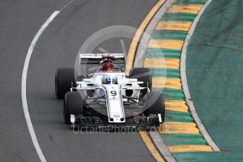 World © Octane Photographic Ltd. Formula 1 – Australian GP - Qualifying. Alfa Romeo Sauber F1 Team C37 – Marcus Ericsson. Albert Park, Melbourne, Australia. Saturday 24th March 2018.