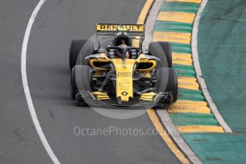World © Octane Photographic Ltd. Formula 1 – Australian GP - Qualifying. Renault Sport F1 Team RS18 – Carlos Sainz. Albert Park, Melbourne, Australia. Saturday 24th March 2018.