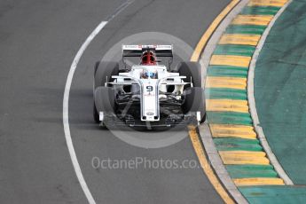 World © Octane Photographic Ltd. Formula 1 – Australian GP - Qualifying. Alfa Romeo Sauber F1 Team C37 – Marcus Ericsson. Albert Park, Melbourne, Australia. Saturday 24th March 2018.