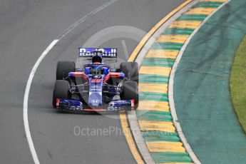 World © Octane Photographic Ltd. Formula 1 – Australian GP - Qualifying. Scuderia Toro Rosso STR13 – Brendon Hartley. Albert Park, Melbourne, Australia. Saturday 24th March 2018.