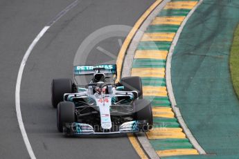 World © Octane Photographic Ltd. Formula 1 – Australian GP - Qualifying. Mercedes AMG Petronas Motorsport AMG F1 W09 EQ Power+ - Lewis Hamilton. Albert Park, Melbourne, Australia. Saturday 24th March 2018.