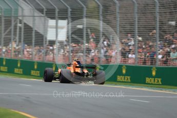 World © Octane Photographic Ltd. Formula 1 – Australian GP - Qualifying. McLaren MCL33 – Stoffel Vandoorne. Albert Park, Melbourne, Australia. Saturday 24th March 2018.