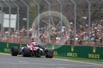 World © Octane Photographic Ltd. Formula 1 – Australian GP - Qualifying. Sahara Force India VJM11 - Esteban Ocon. Albert Park, Melbourne, Australia. Saturday 24th March 2018.