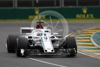 World © Octane Photographic Ltd. Formula 1 – Australian GP - Qualifying. Alfa Romeo Sauber F1 Team C37 – Marcus Ericsson. Albert Park, Melbourne, Australia. Saturday 24th March 2018.