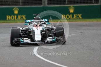 World © Octane Photographic Ltd. Formula 1 – Australian GP - Qualifying. Mercedes AMG Petronas Motorsport AMG F1 W09 EQ Power+ - Lewis Hamilton. Albert Park, Melbourne, Australia. Saturday 24th March 2018.