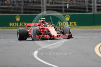 World © Octane Photographic Ltd. Formula 1 – Australian GP - Qualifying. Scuderia Ferrari SF71-H – Kimi Raikkonen. Albert Park, Melbourne, Australia. Saturday 24th March 2018.
