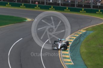 World © Octane Photographic Ltd. Formula 1 – Australian GP - Qualifying. Mercedes AMG Petronas Motorsport AMG F1 W09 EQ Power+ - Lewis Hamilton. Albert Park, Melbourne, Australia. Saturday 24th March 2018.