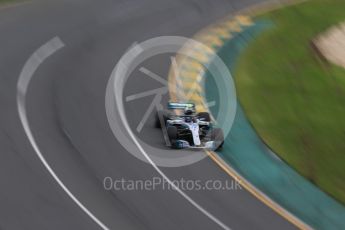 World © Octane Photographic Ltd. Formula 1 – Australian GP - Qualifying. Mercedes AMG Petronas Motorsport AMG F1 W09 EQ Power+ - Valtteri Bottas. Albert Park, Melbourne, Australia. Saturday 24th March 2018.