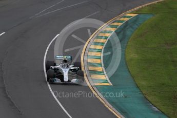 World © Octane Photographic Ltd. Formula 1 – Australian GP - Qualifying. Mercedes AMG Petronas Motorsport AMG F1 W09 EQ Power+ - Valtteri Bottas. Albert Park, Melbourne, Australia. Saturday 24th March 2018.