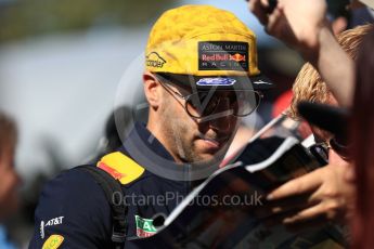 World © Octane Photographic Ltd. Formula 1 – Australian GP - Melbourne Walk. Aston Martin Red Bull Racing TAG Heuer RB14 – Daniel Ricciardo. Albert Park, Melbourne, Australia. Sunday 25th March 2018.