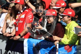 World © Octane Photographic Ltd. Formula 1 – Australian GP - Melbourne Walk. Albert Park, Melbourne, Australia. Sunday 25th March 2018.