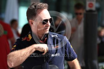 World © Octane Photographic Ltd. Formula 1 - Australian GP - Melbourne Walk 3. Christian Horner - Team Principal of Red Bull Racing. Albert Park, Melbourne, Australia. Sunday 25th March 2018.