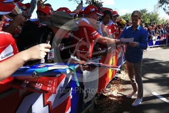 World © Octane Photographic Ltd. Formula 1 – Australian GP - Melbourne Walk. Nico Rosberg. Albert Park, Melbourne, Australia. Sunday 25th March 2018.