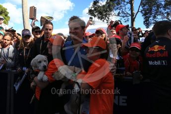 World © Octane Photographic Ltd. Formula 1 – Australian GP - Melbourne Walk. Nico Rosberg. Albert Park, Melbourne, Australia. Sunday 25th March 2018.