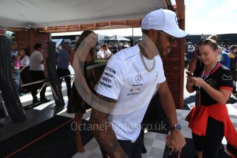 World © Octane Photographic Ltd. Formula 1 – Australian GP - Melbourne Walk. Mercedes AMG Petronas Motorsport AMG F1 W09 EQ Power+ - Lewis Hamilton. Albert Park, Melbourne, Australia. Sunday 25th March 2018.